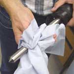 clean viscometer probe
